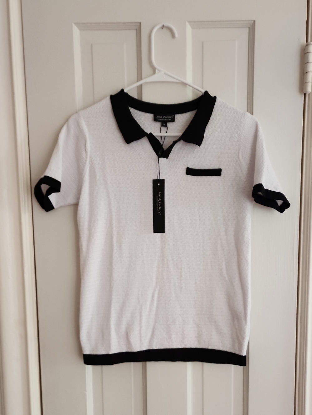 NWT Leo & Zachary Boys Vintage-Style Knit Polo